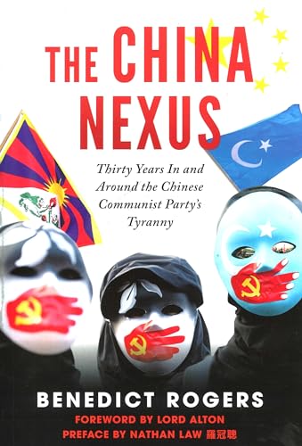 Book cover: "The China Nexus" with masked figures and flags.