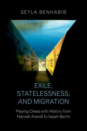 Book cover with a tunnel image and title: "Exile, Statelessness, and Migration.