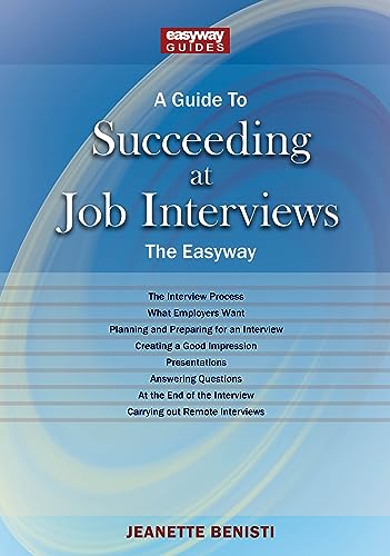 Blue book cover titled “A Guide to Succeeding at Job Interviews.”