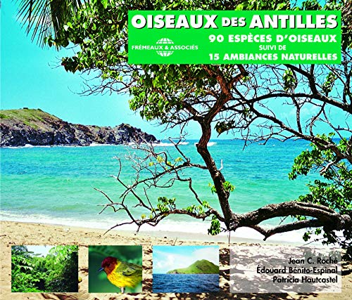 CD cover: tropical landscape, birds, and text in French and Spanish.