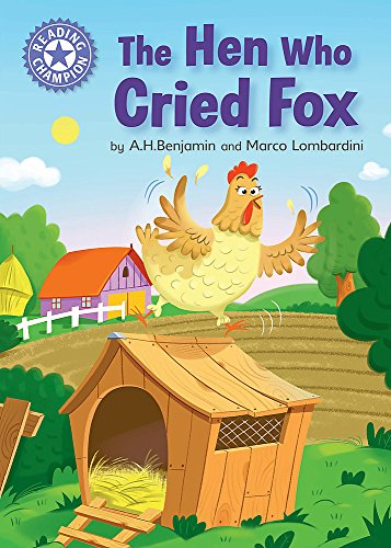 Book cover: a yellow hen stands on a wooden chicken coop.