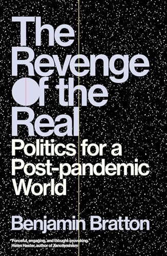 Book cover with white text on a black background speckled with white dots.