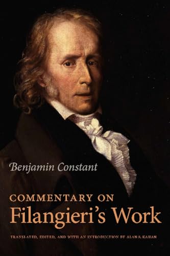 Book cover: portrait of a man, title “Commentary on Filangieri’s Work.”