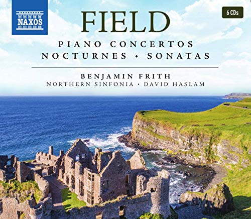 CD cover with a ruined castle on a cliffside by the ocean.