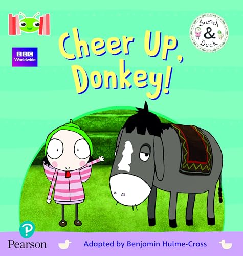 Sarah and Duck book cover featuring a girl and a sad donkey.