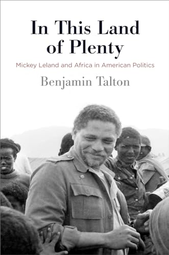 Book cover featuring a portrait of Mickey Leland with people in Africa.