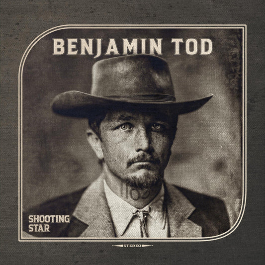 CD cover: sepia-toned portrait of a man in a cowboy hat.