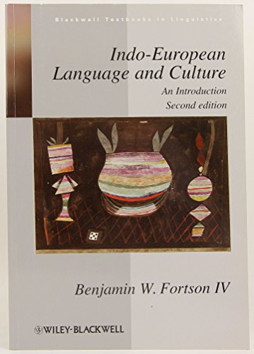 Book cover with title, author Benjamin W. Fortson IV, and abstract art on grey background.