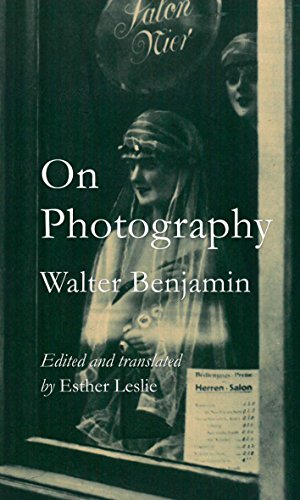 Book cover: “On Photography” by Walter Benjamin, featuring a vintage portrait.