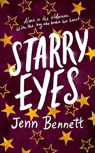 Book cover for "Starry Eyes" with large white text and gold stars.
