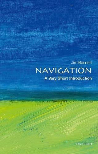 Book cover: "Navigation: A Very Short Introduction" with blue and green abstract art.