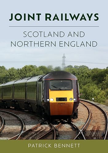 Book cover: steam train on tracks in Scotland and Northern England.