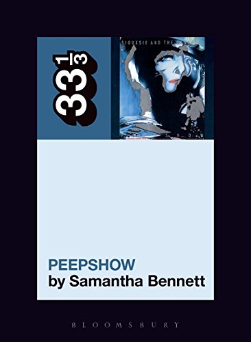 Book cover for “Peepshow” by Samantha Bennett, featuring Siouxsie Sioux.