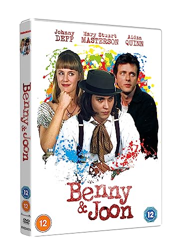 DVD cover for "Benny & Joon" featuring Johnny Depp and Mary Stuart Masterson.