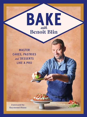 Cookbook cover featuring chef Benoit Blin with a decorated cake.