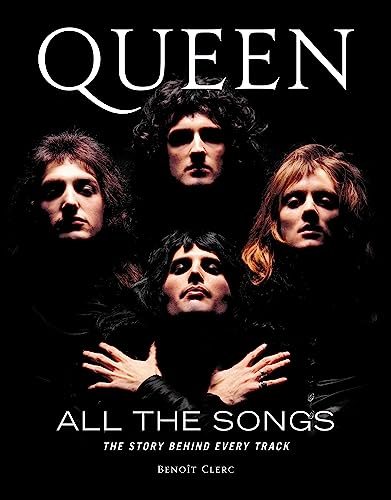 Book cover featuring portraits of the band Queen and title text.