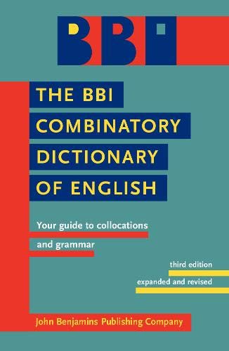 Book cover: "The BBI Combinatory Dictionary of English," third edition.