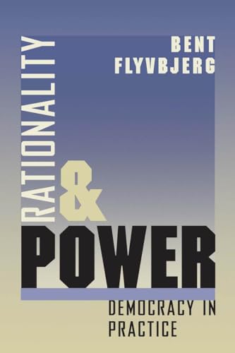 Book cover: "Rationality & Power" by Bent Flyvbjerg, blue and gray design.