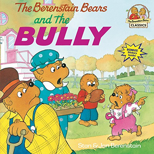 Berenstain Bears book cover depicting a family and the word "BULLY".