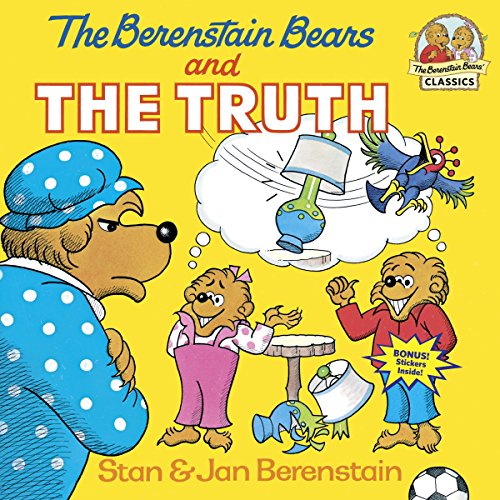 Berenstain Bears book cover depicting a bear family and a broken lamp.
