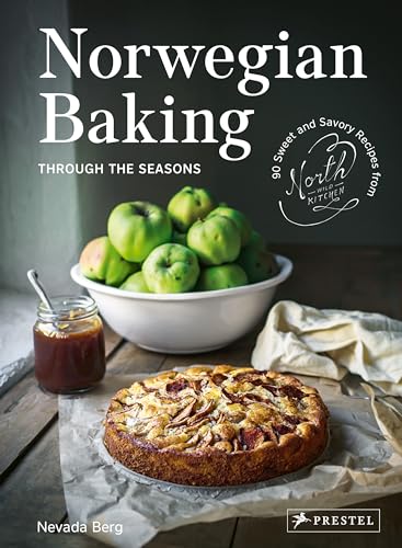 Cookbook cover featuring a baked fruit tart, a bowl of green apples, and jam.