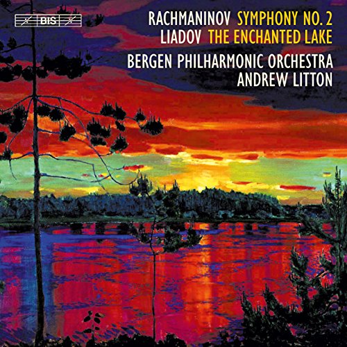 CD cover: fiery sunset over water with silhouetted trees.