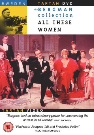 DVD cover for “All These Women” by Ingmar Bergman, featuring a group portrait.