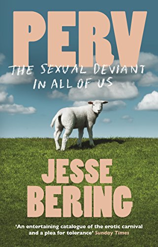 Book cover: "Perv" with a sheep in a green field under clouds.