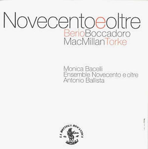 CD cover for "Novecento E Oltre" by Berio, with text and a small logo.