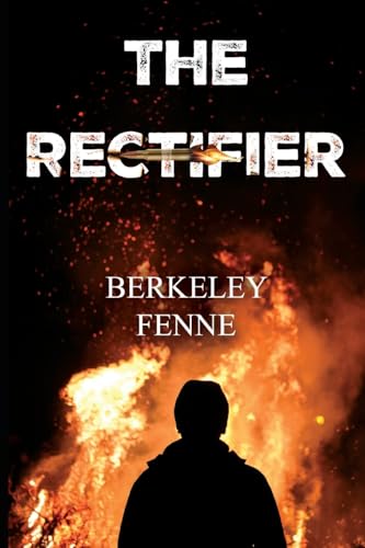 Book cover: dark background, fiery explosion, silhouetted figure, bold title.