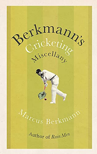 Book cover: "Berkmann's Cricketing Miscellany" with a cricketer illustration.