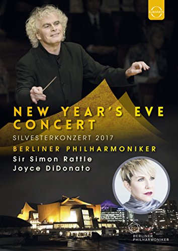 Sir Simon Rattle conducting, Joyce DiDonato portrait, Berlin Philharmonic concert Blu-ray.