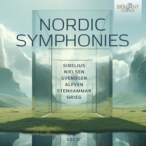 Nordic Symphonies" 10CD box set featuring composers Sibelius, Nielsen, and Grieg.