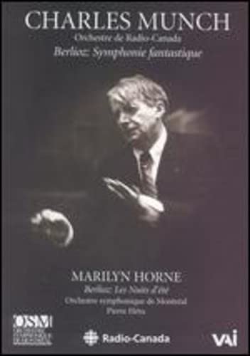 DVD cover featuring conductor Charles Munch in black and white.