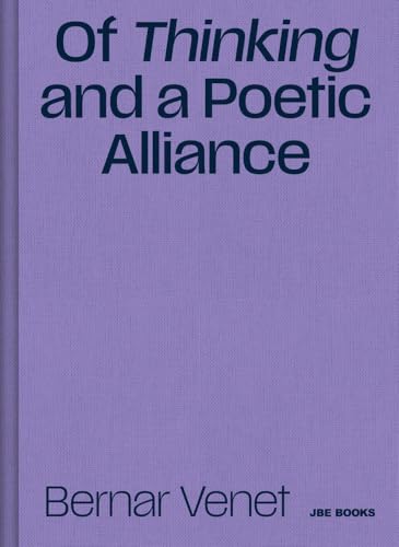 Purple book cover with white text: "Of Thinking and a Poetic Alliance".