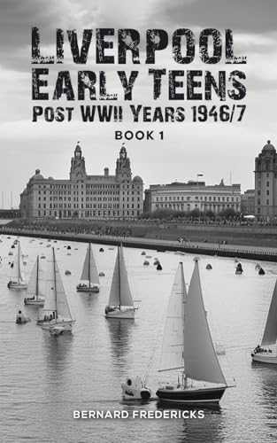Book cover: "Liverpool Early Teens" with a waterfront cityscape.