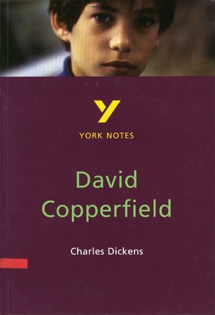 Book cover of “David Copperfield” by Charles Dickens with a young boy’s face.
