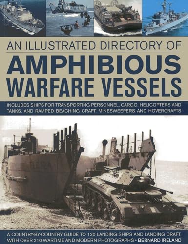 Book cover featuring amphibious warfare ships and a landing craft with a tank.