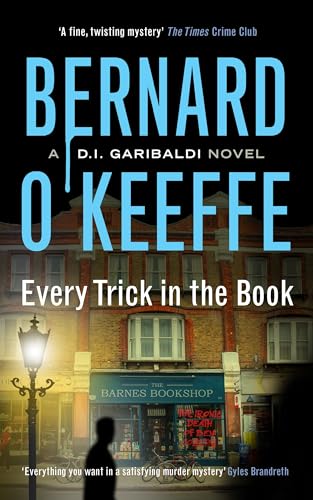 Book cover: "Every Trick in the Book" by Bernard O'Keeffe, featuring a brick building.