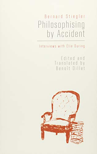 Book cover with title, author, and illustration of a chair and books.