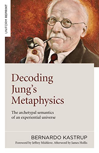 Book cover featuring a portrait of Carl Jung holding a pipe against red background.