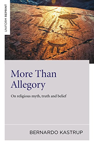 Book cover showing ancient rock carvings with the title More Than Allegory by Bernardo Kastrup.