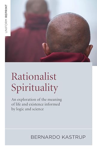 Book cover: "Rationalist Spirituality" with a figure in red seen from behind.