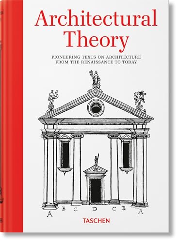 Book cover: "Architectural Theory" with a classical building illustration.
