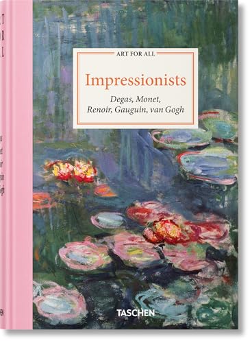 Book cover featuring Monet’s water lilies and the title “Impressionists.”