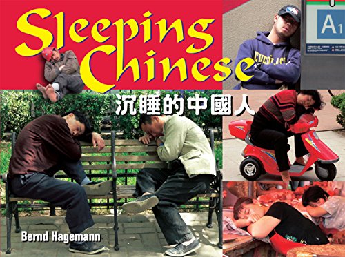 Book cover featuring candid photos of people sleeping in public.