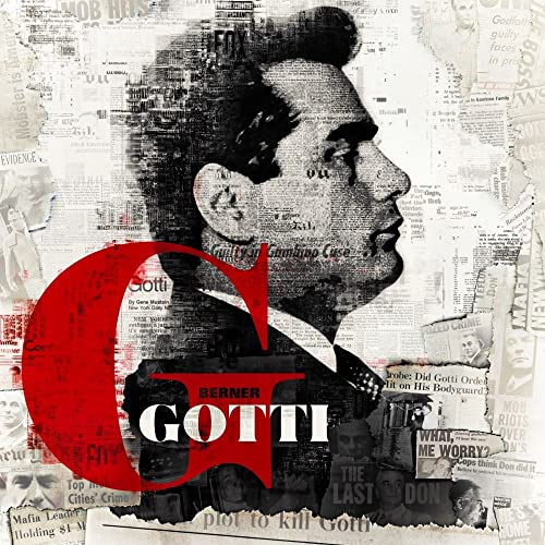 CD cover for Berner’s “Gotti” featuring a black and white portrait.