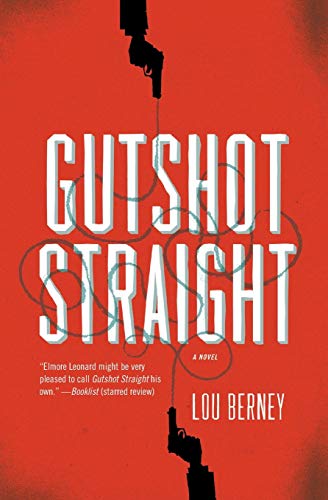 Book cover: red background, bold white title, and silhouetted guns.