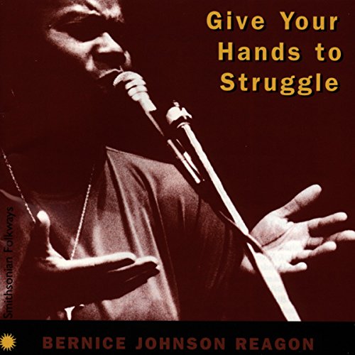 Bernice Johnson Reagon singing into a microphone, album cover art.