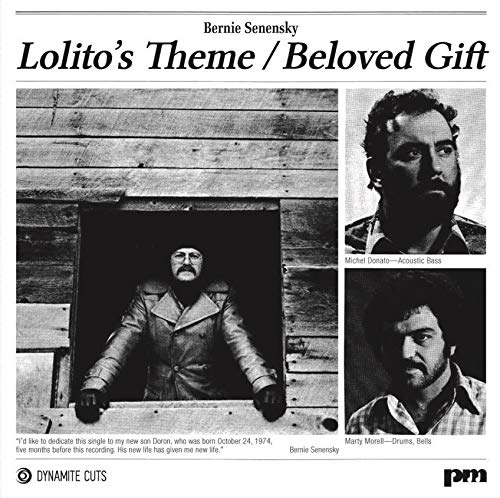 Black and white album cover featuring Bernie Senensky and band members in portrait photos.